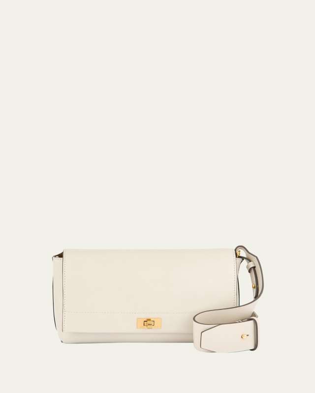 Mortimer Shiny Calfskin Crossbody Bag